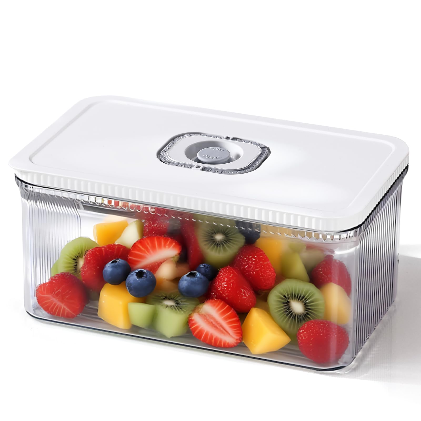 Amazon｜Packlyx 真空保存容器 タッパー 大容量 4L ABS食品級素材 BPA